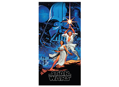 Dětská osuška Star Wars Luke Skywalker a Princezna Leia