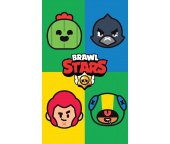 Dětský ručník Brawl Stars Portréty 30x50 cm