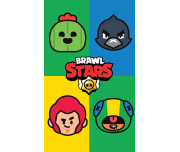 Dětský ručník Brawl Stars Portréty 30x50 cm