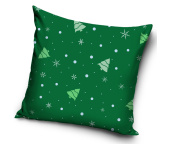 Dekorační polštářek Zelené Vánoce