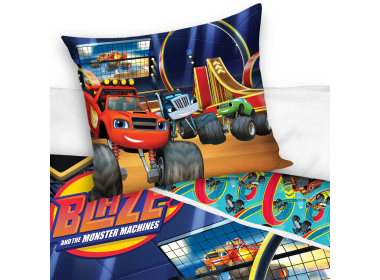 Povlečení do postýlky Plamínek a Čtyřkoláci Aréna