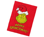 Dětská deka Grinch Veselé Vánoce 130x170 cm