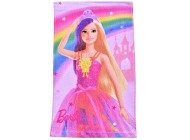 Dětský ručník Barbie Růžový Svět 30x50 cm