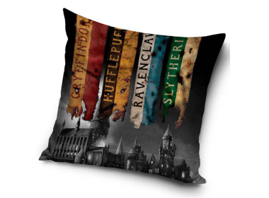 Dětský polštářek Harry Potter Vlajky Kolejí