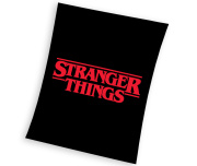 Dětská deka Stranger Things Black 130x170 cm