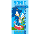 Dětská osuška Nezastavitelný Ježek Sonic
