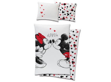 Dětské povlečení Minnie a Mickey Mouse Love