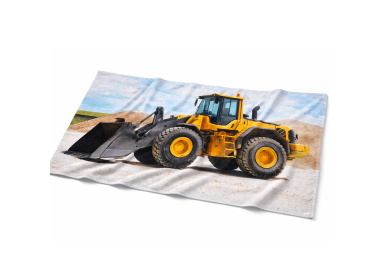 Plážová osuška Kolový Nakladač 70x140 cm