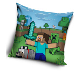 Dětský polštářek Minecraft Diamantový Bojovník
