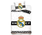 Fotbalové povlečení Real Madrid Thin Chessboard