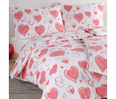 Bavlněné povlečení Pink Love