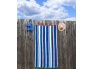 Plážová osuška Jet Set Stripes Modrá