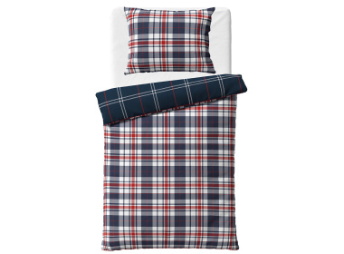 Flanelové povlečení Káro Oxford