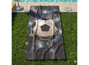 Plážová osuška Fotbalový Míč 70x140 cm