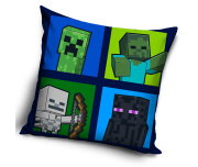 Dětský polštářek Minecraft Mob Grid