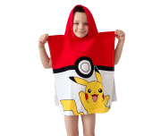 Dětské pončo Pokémon Pokéball a Pikachu