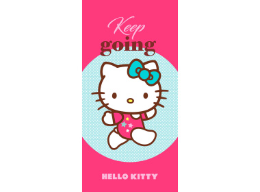 Dětská osuška Hello Kitty Malá Gymnastka