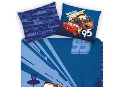 Povlečení Cars 3 Blesk McQueen a Burák