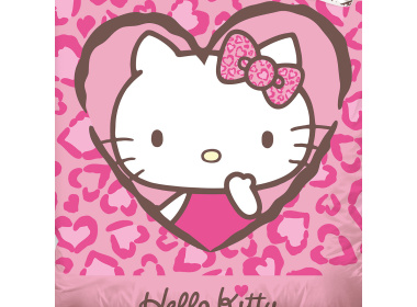 Dětské povlečení Hello Kitty Růžová Pohádka