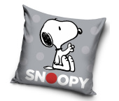 Dětský polštářek Snoopy Grey