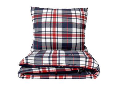 Flanelové povlečení Káro Oxford