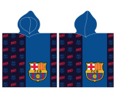 Dětské pončo FC Barcelona Blue
