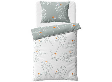 Bavlněné povlečení Winter Šedé