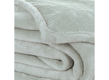 Deka mikroplyš 150x200 cm Šedá