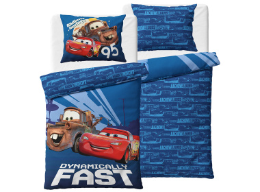 Povlečení Cars 3 Blesk McQueen a Burák