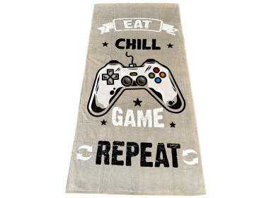Plážová osuška Gamer Herní Flow 90x180 cm