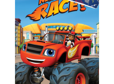 Dětské povlečení Plamínek a Čtyřkoláci Připraven na závod