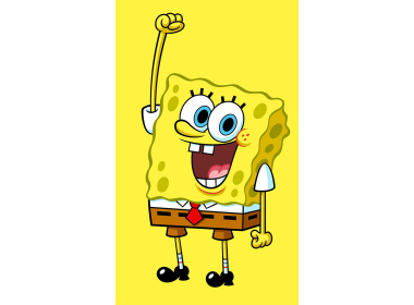 Dětský ručník Sponge Bob Žlutý jako Houba 30x50 cm