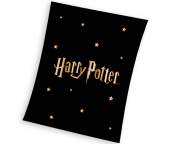 Dětská deka Harry Potter Gold Stars 130x170 cm