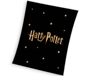 Dětská deka Harry Potter Gold Stars 130x170 cm