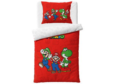 Dětské povlečení Super Mario Luigi a Yoshi