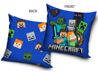 Dětský polštářek Minecraft Bitva Mobů
