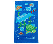 Dětská osuška Minecraft Delfín a Želva