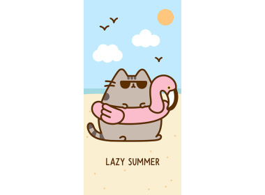 Dětská osuška Kočička Pusheen Mňaumózní Dovolená