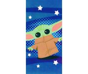 Dětská osuška Star Wars Baby Yoda a Hvězdičky