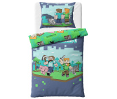 Dětské povlečení Minecraft Vzhůru do Boje