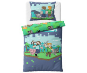 Dětské povlečení Minecraft Vzhůru do Boje
