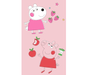 Dětský ručník Prasátko Pepina a Ovečka Zuzka 30x50 cm