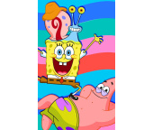 Dětský ručník Sponge Bob s Patrickem a Garym 30x50 cm