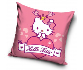 Dětský polštářek Hello Kitty s korunkou