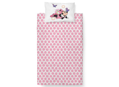 Povlečení do postýlky Minnie a Motýlci