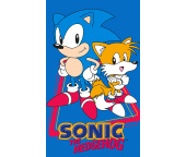 Dětský ručník Ježek Sonic a Tails 30x50 cm