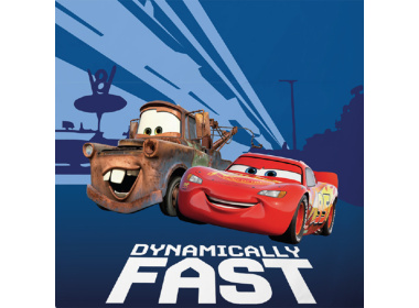 Povlečení Cars 3 Blesk McQueen a Burák
