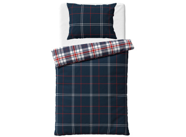 Flanelové povlečení Káro Oxford