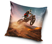 Dekorační polštářek Motocross Král písečných dun