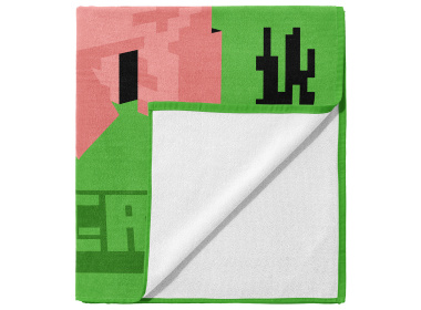 Dětská osuška Minecraft Prase a Kachna